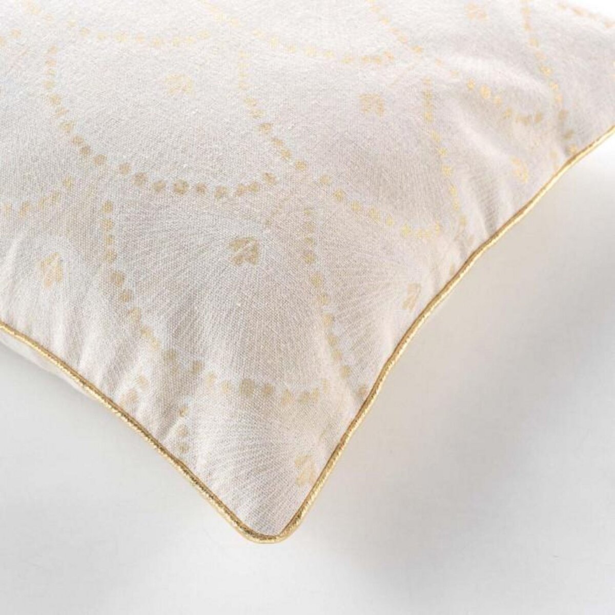 Paris Prix Coussin Déco Imprimé  Lorina  45x45cm Beige