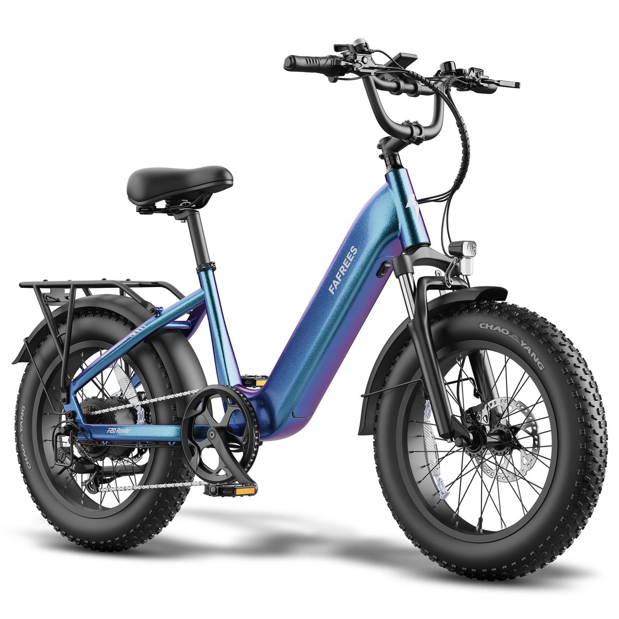 Voir la diapositive 4 : FAFREES Fafrees f20 rover compact fat tire electric bike 48v 15ah