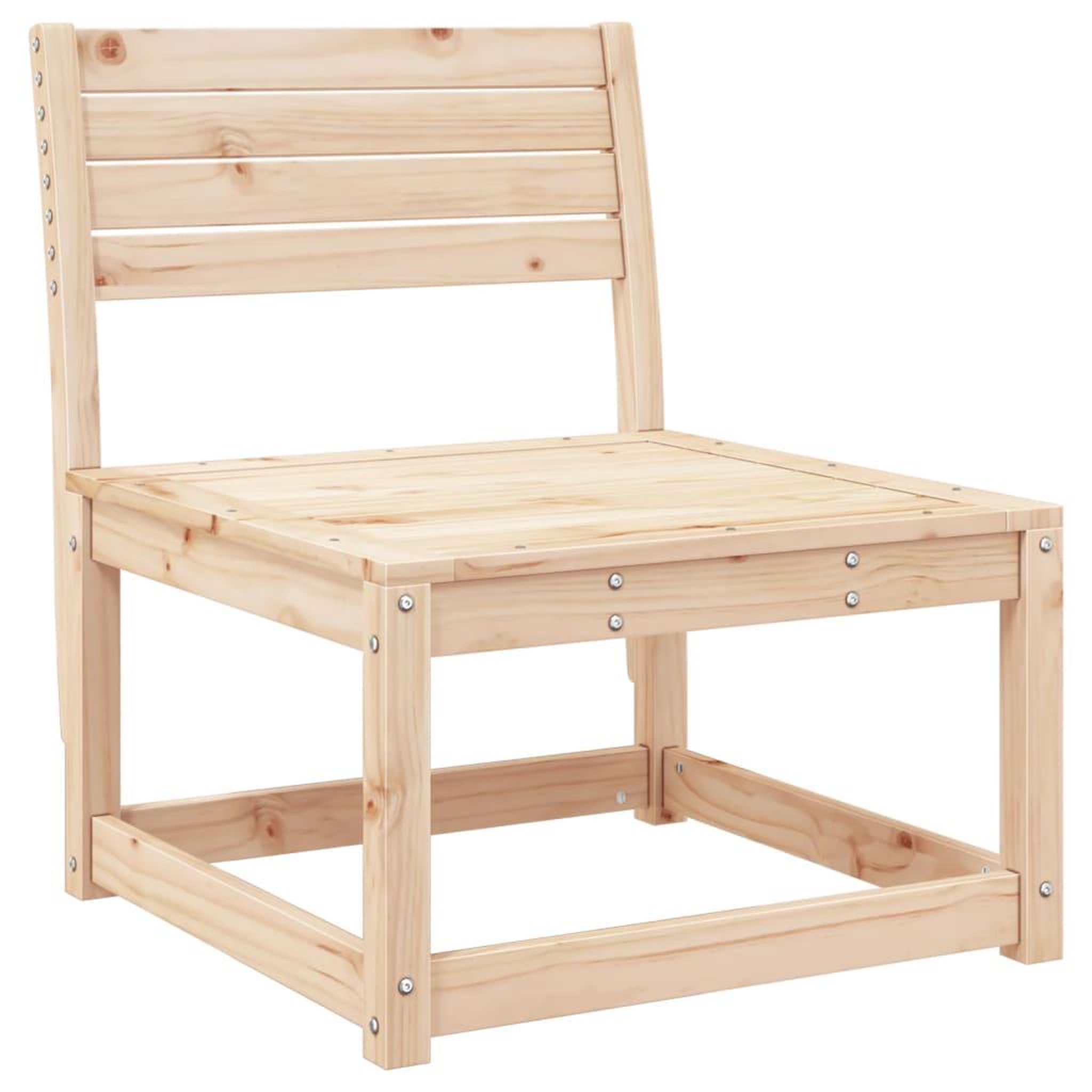 Voir la diapositive 4 : VIDAXL Canape de jardin avec coussins bois de pin solide