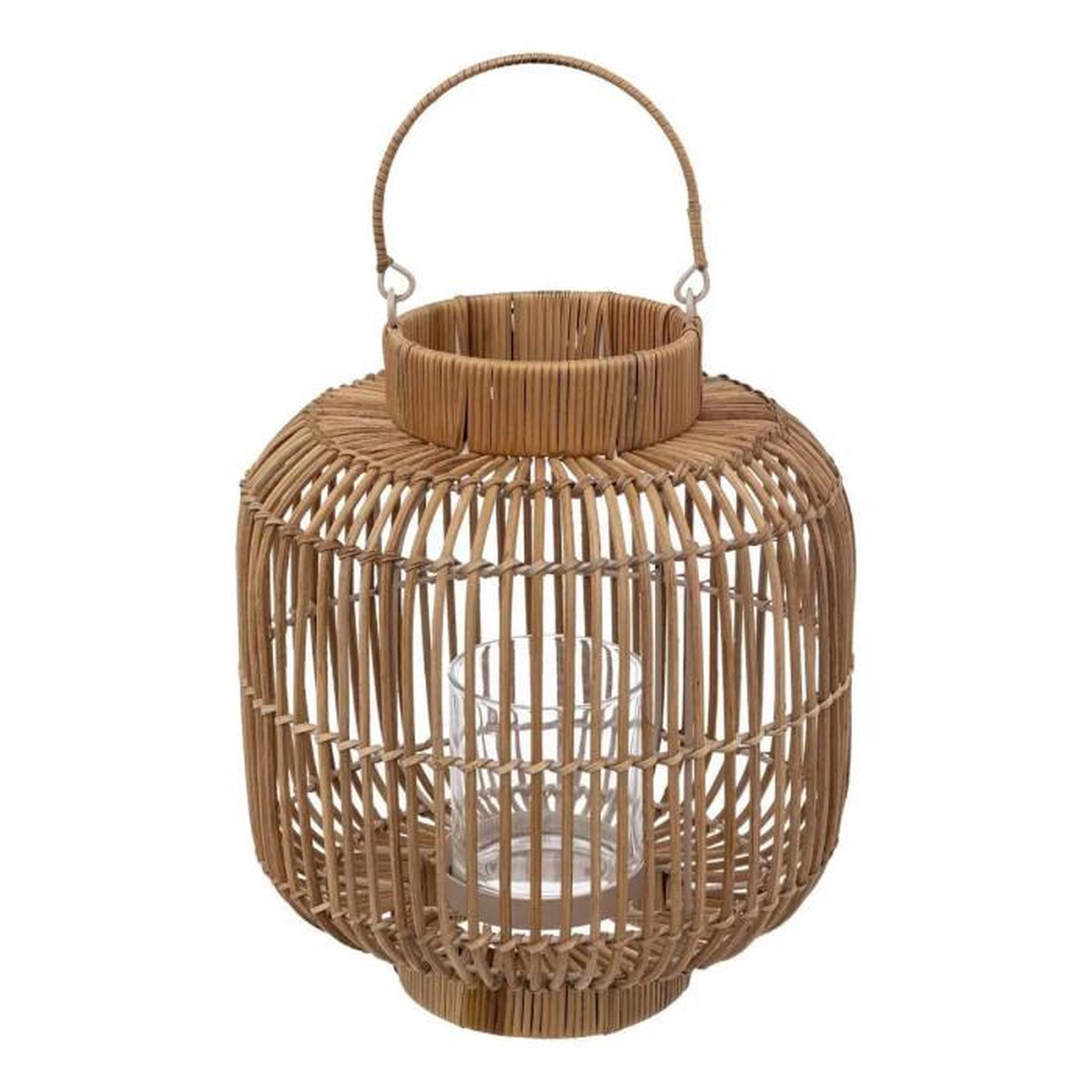 ATMOSPHERA Lanterne Design en Rotin  Alicante  31cm Beige