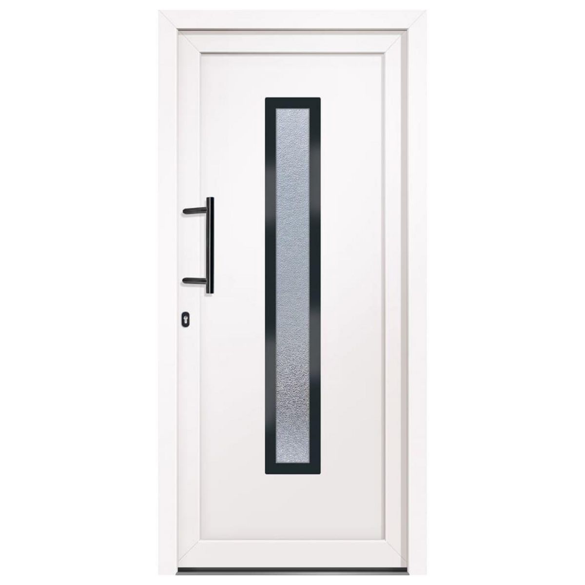 VIDAXL Porte d'entree Blanc 98x208 cm PVC