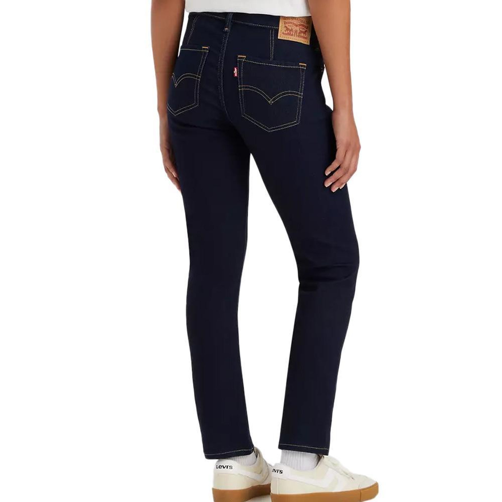 Voir la diapositive 2 : Levi's Jean 712 Slim Bleu Brut Femme Levi's Welt Pocket