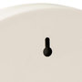 Voir la diapositive 2 : Paris Prix Miroir Mural Rond Déco  Bord Métal  40cm Blanc