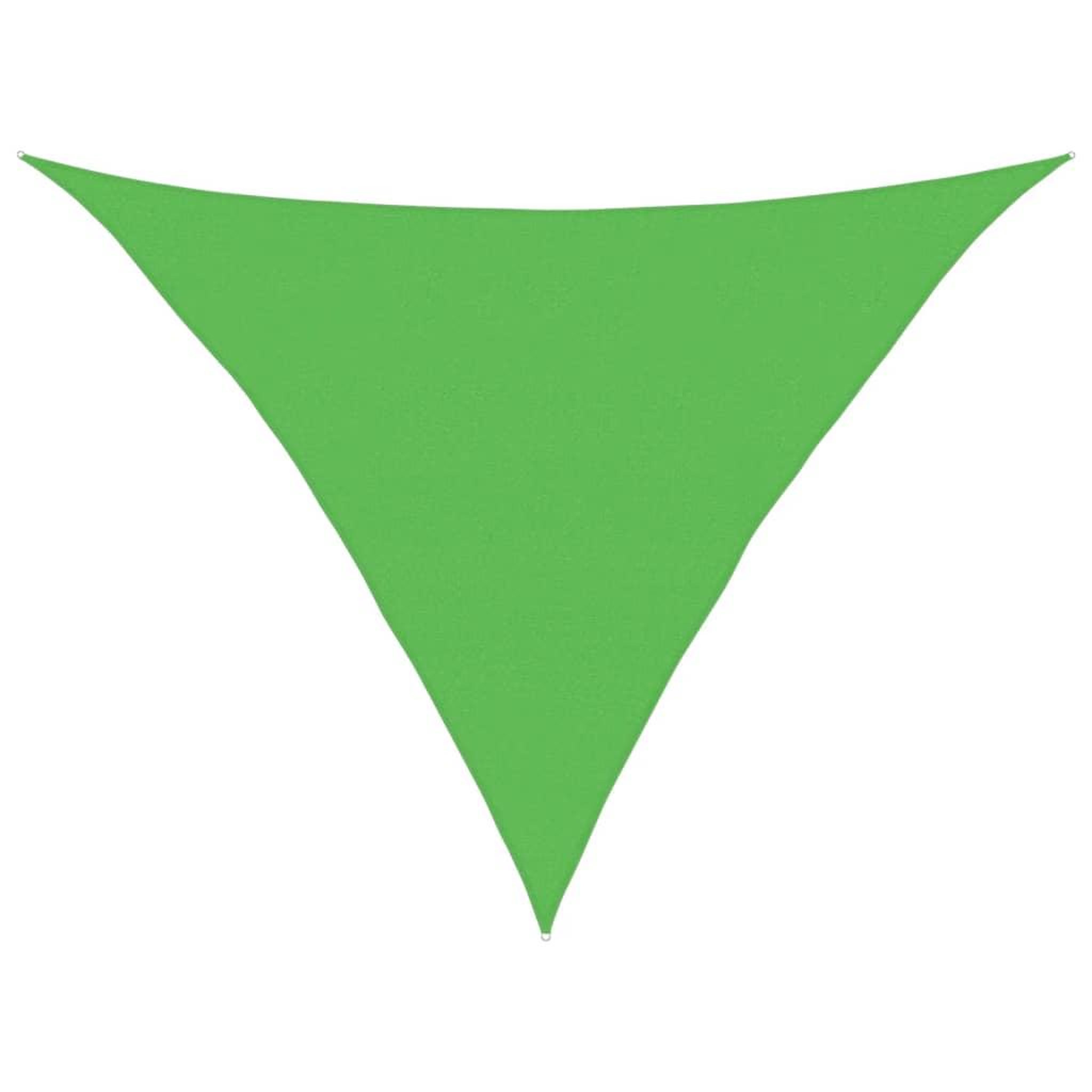 Voir la diapositive 2 : VIDAXL Voile d'ombrage 160 g/m^2 Vert clair 5x5x6 m PEHD