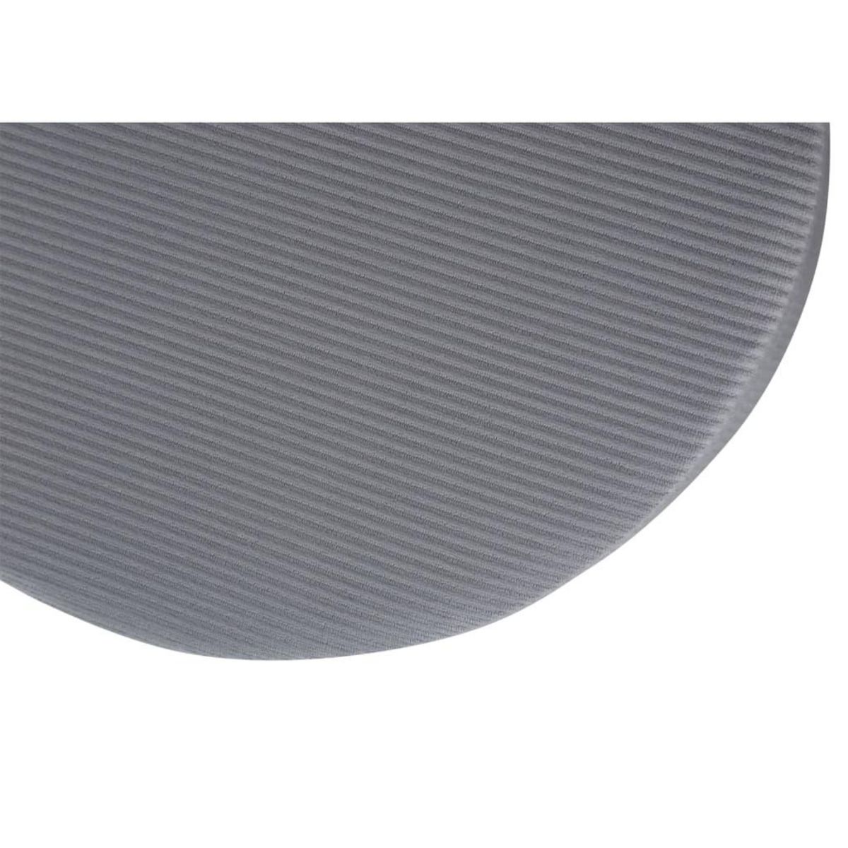 Venture Home Venture Home Pouf Pot 40x40x40 cm Velours cotele Noir et gris