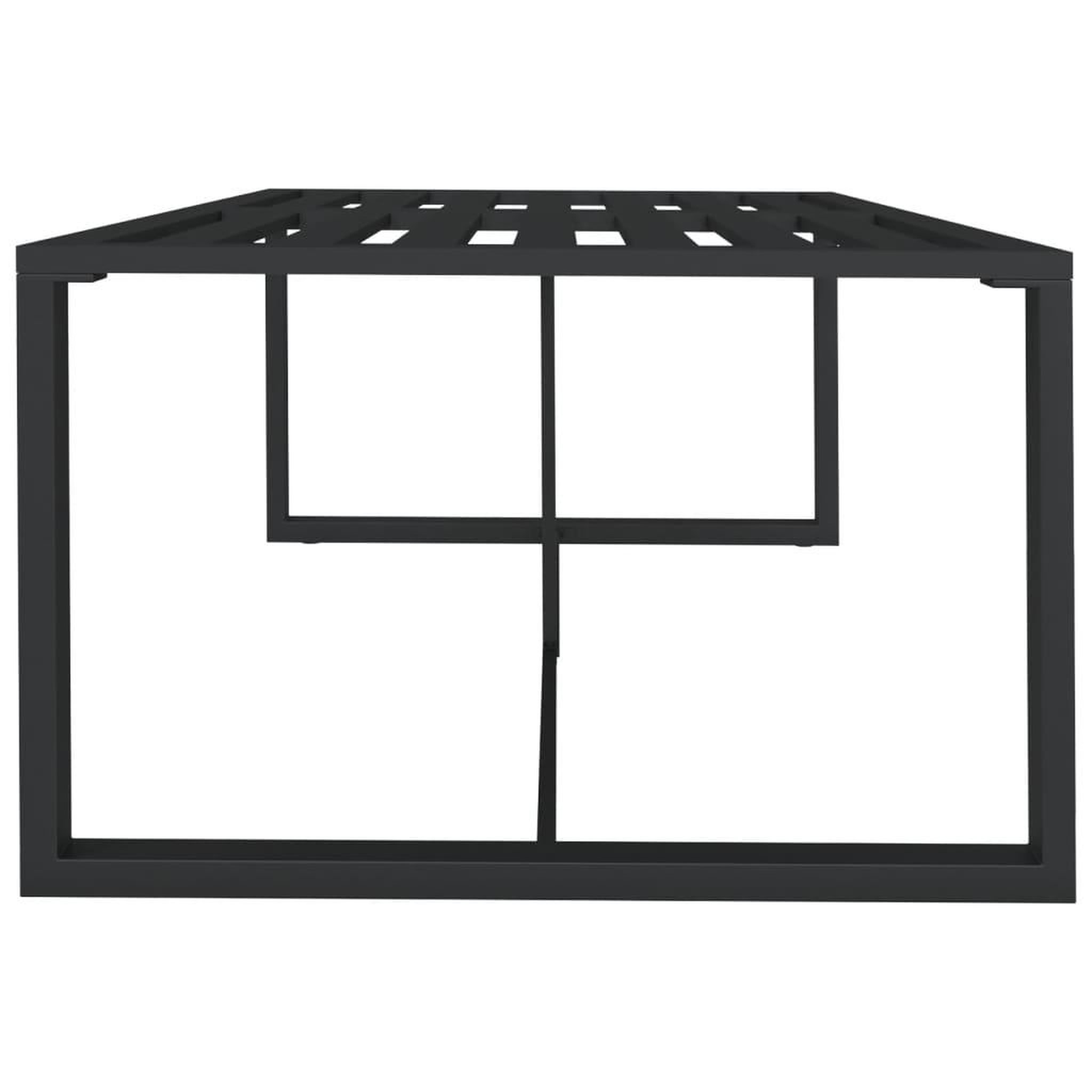 Voir la diapositive 4 : VIDAXL Table a dîner d'exterieur anthracite 120x60x66 cm aluminium