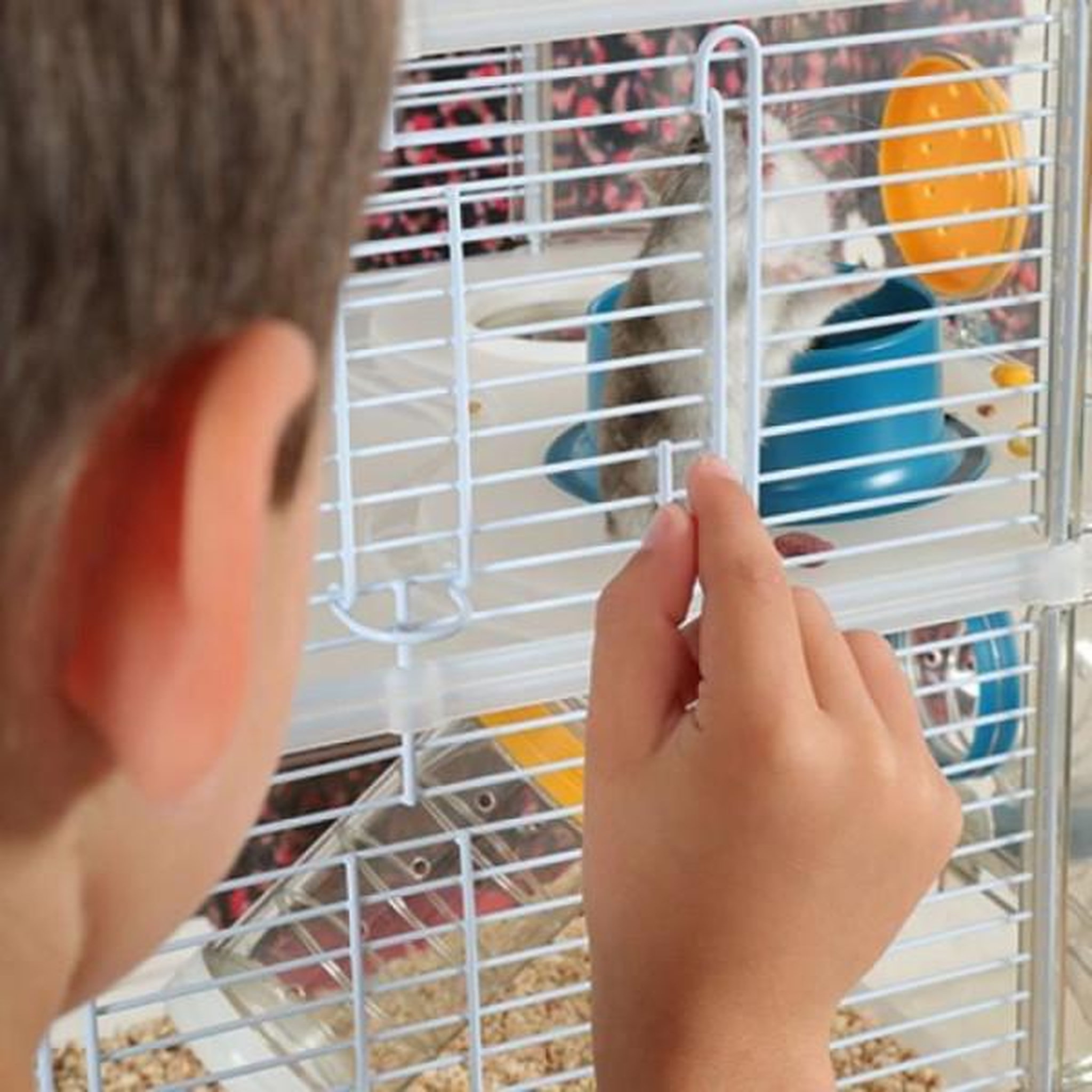 Voir la diapositive 2 : Zolux ZOLUX Cage sur 2 étages pour hamsters, souris et gerbilles - Rody3 duo - L 41 x p 27 x h 40,5 cm - Blanc