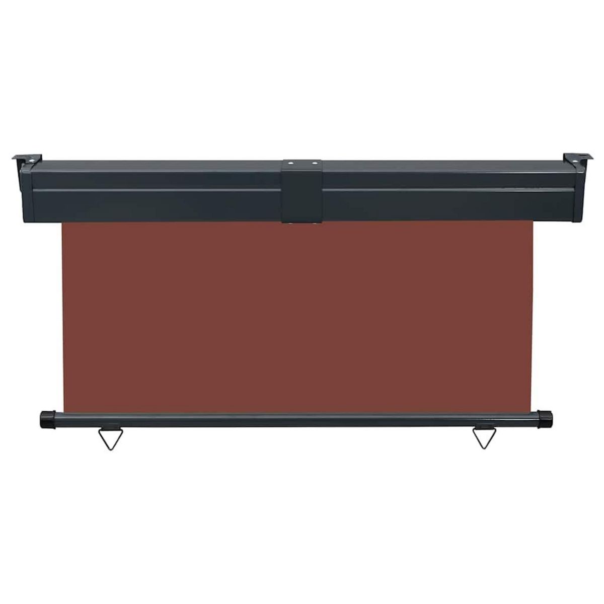 VIDAXL Auvent lateral de balcon 145x250 cm Marron