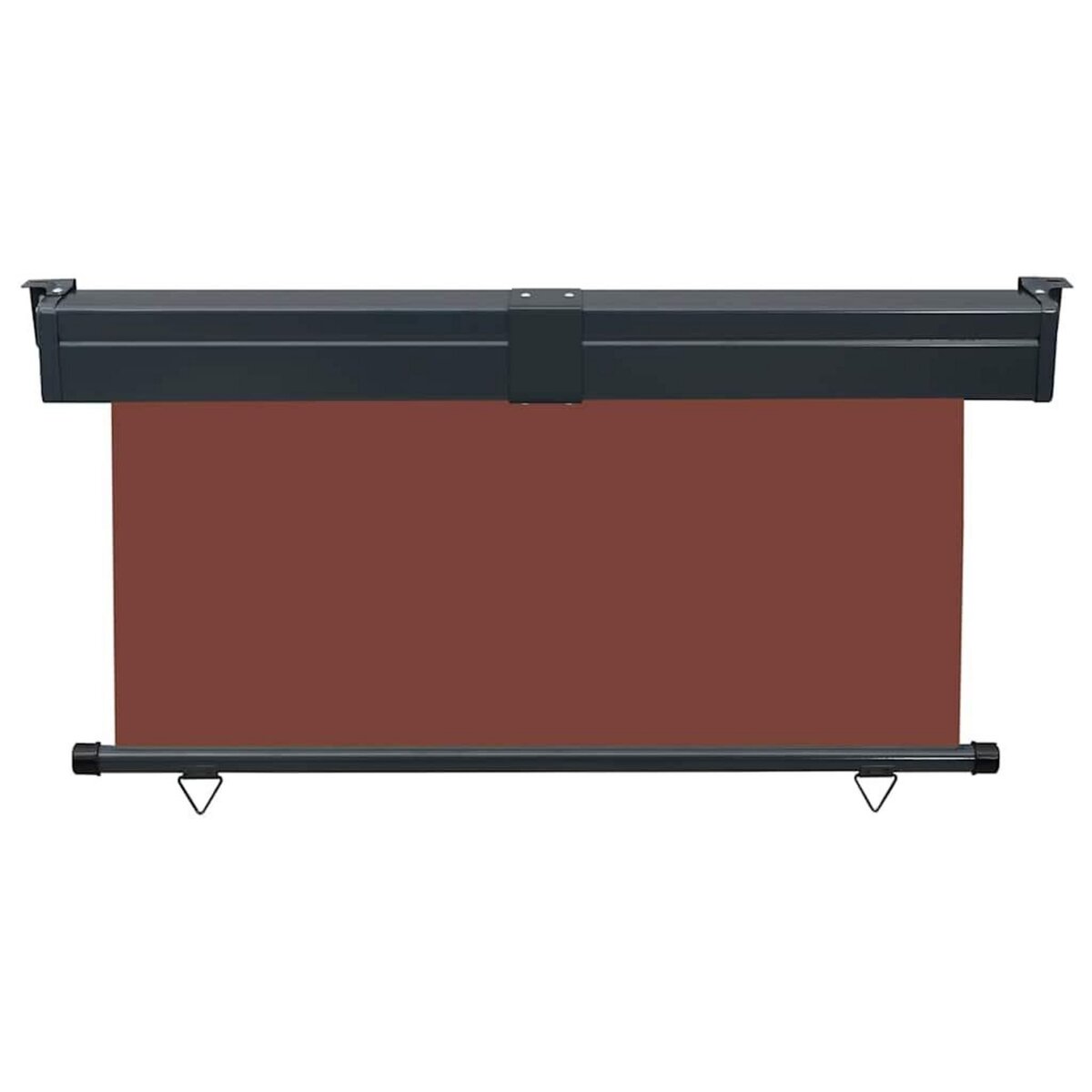 VIDAXL Auvent lateral de balcon 145x250 cm Marron