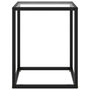 Voir la diapositive 2 : VIDAXL Table basse Noir avec verre trempe 40x40x50 cm