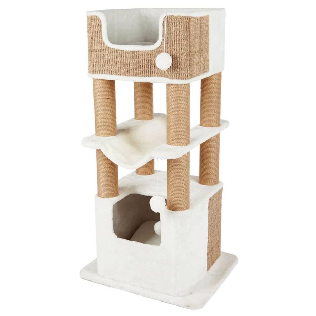 Trixie TRIXIE Griffoir pour chats Lucano XXL Blanc et taupe