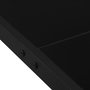 Voir la diapositive 4 : VIDAXL Table de jardin 130x130x72 cm Noir Acier et verre