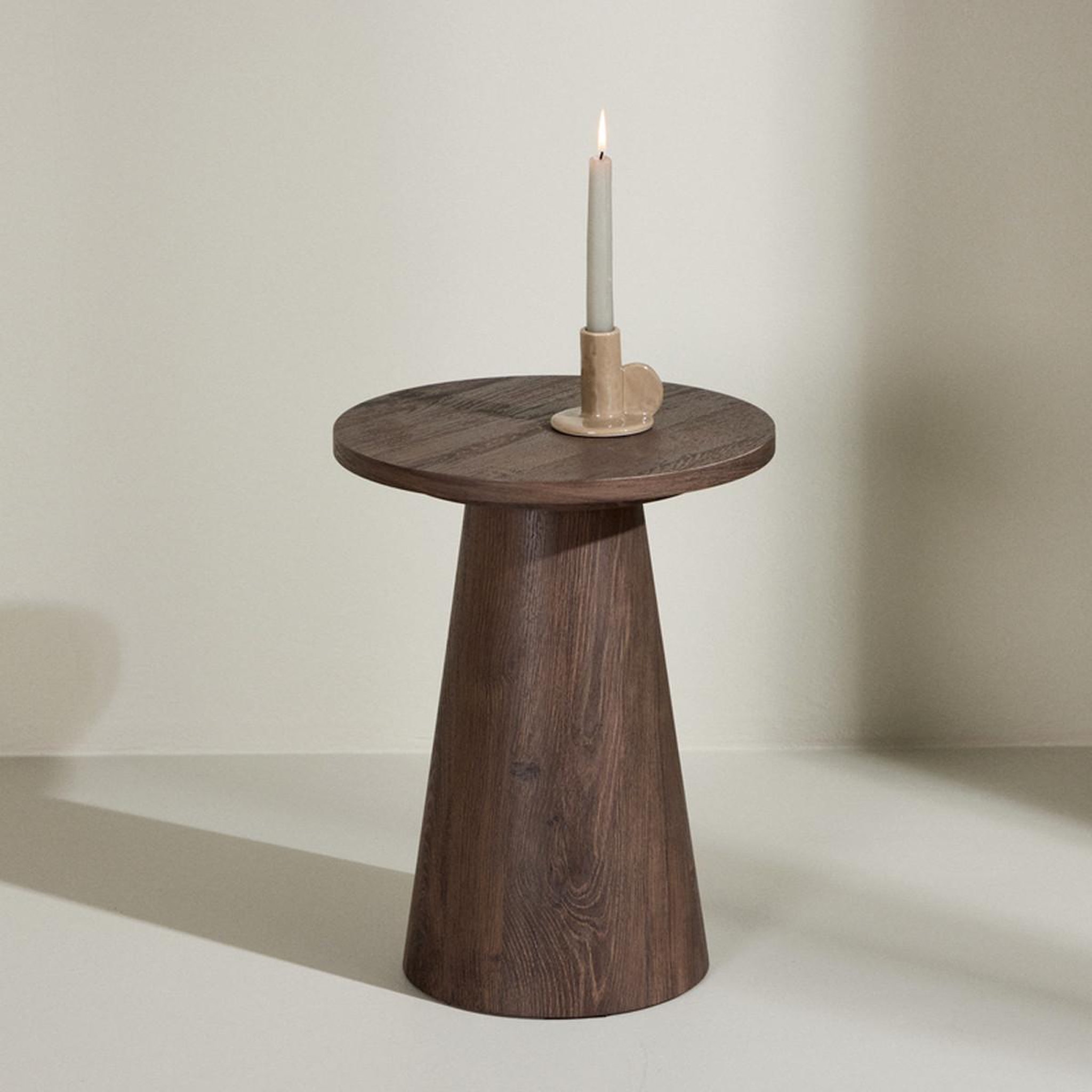 Voir la diapositive 2 : Paris Prix Table d'appoint design  lanzo  45cm moka