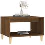 Voir la diapositive 4 : VIDAXL Table basse Chene marron 60x50x40 cm Bois d'ingenierie