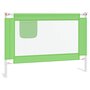 VIDAXL Barriere de securite de lit enfant Vert 90x25 cm Tissu