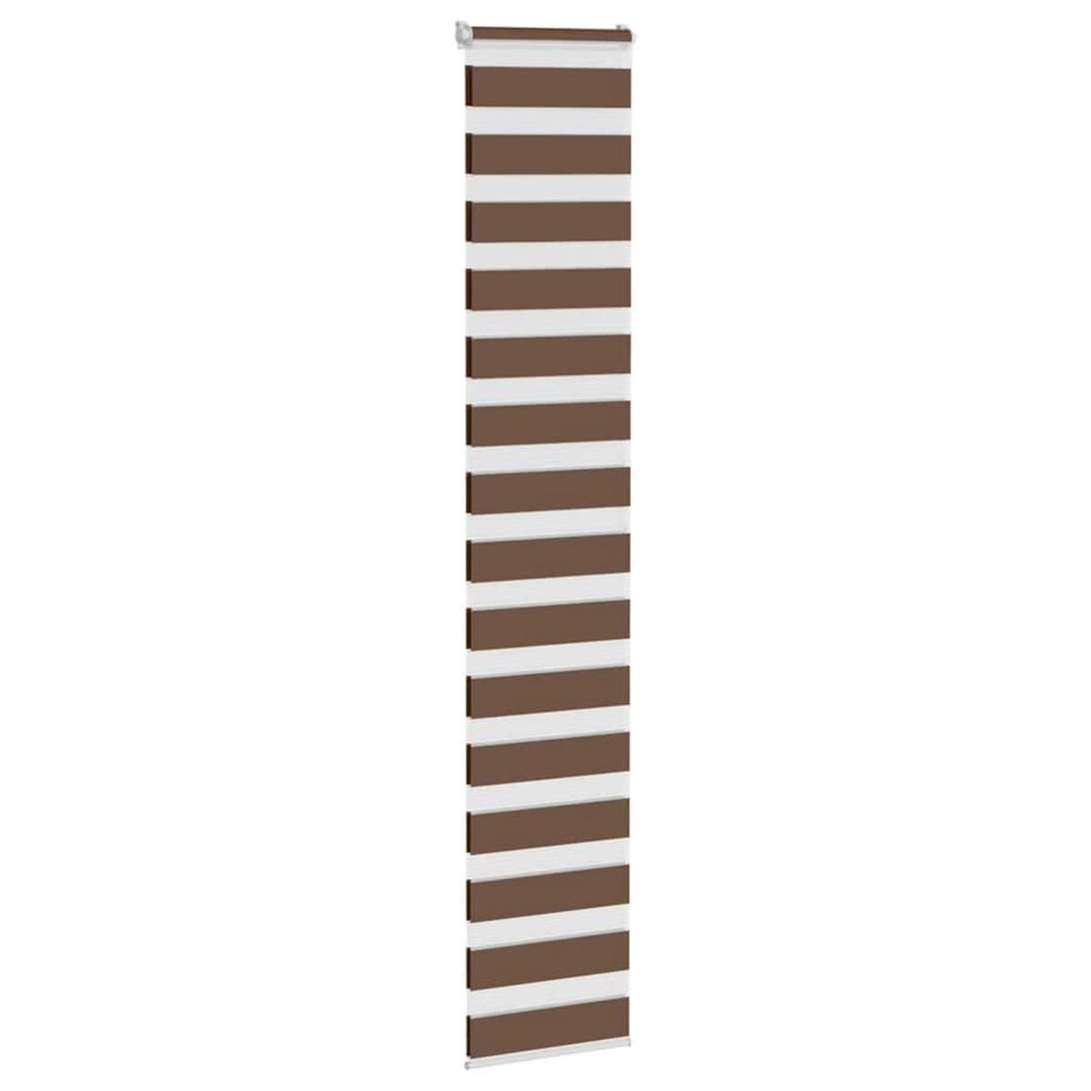 VIDAXL Store zebre marron 40x200 cm largeur du tissu 35,9 cm polyester