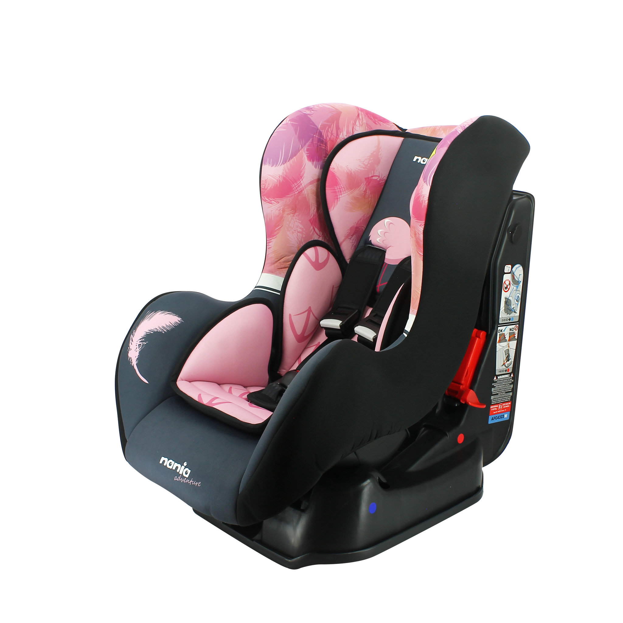 Voir la diapositive 3 : NANIA Siège auto groupe 0/1 Cosmo Flamingo