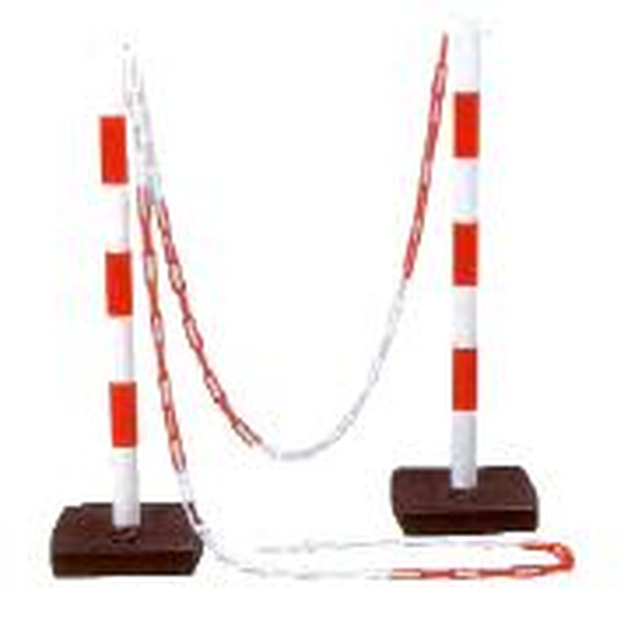 OUTIFRANCE Poteau signalisation pour chaîne plastique s/socle