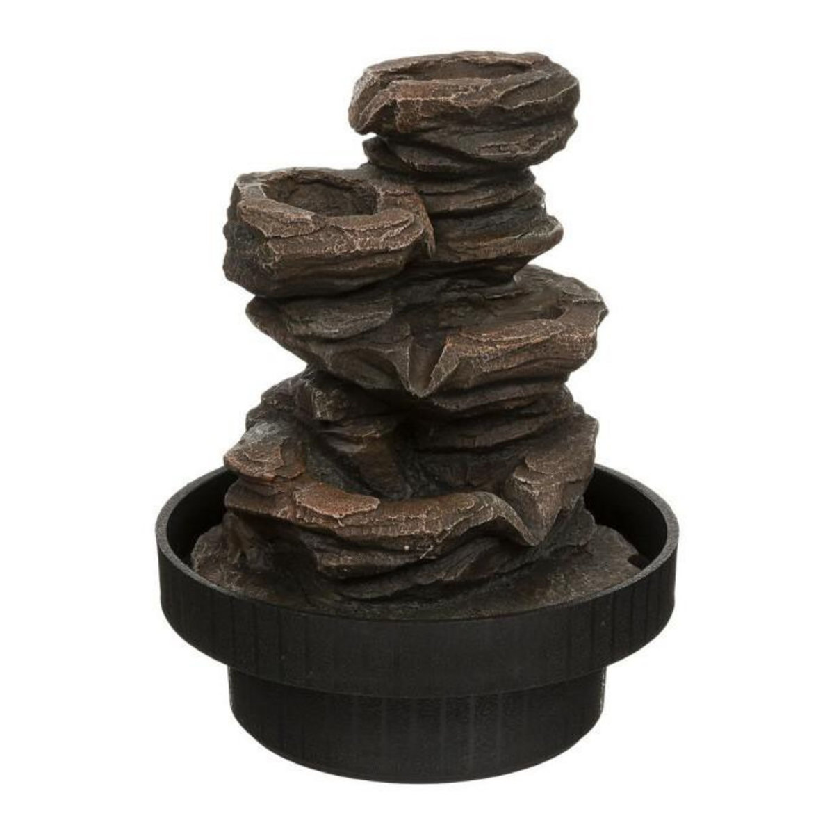 ATMOSPHERA Fontaine Design  Sharmila  22cm Noir & Naturel