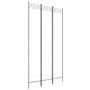 Voir la diapositive 2 : VIDAXL Cloison de separation 3 panneaux Blanc 120x220 cm Tissu