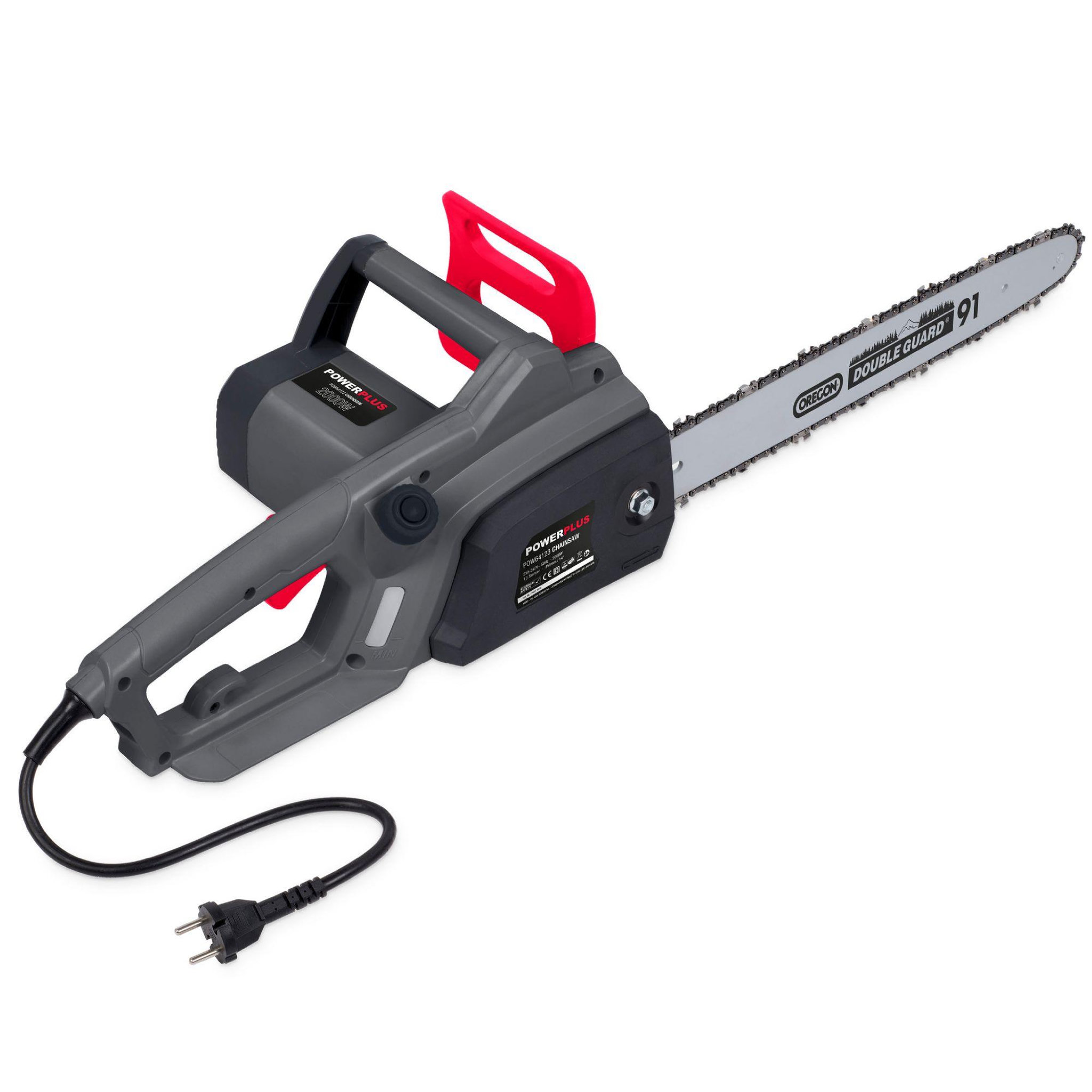 Voir la diapositive 2 : POWERPLUS Tronçonneuse électrique 2000w 356mm powerplus