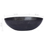Voir la diapositive 6 : VIDAXL Lavabo Noir 53x40x15 cm Marbre