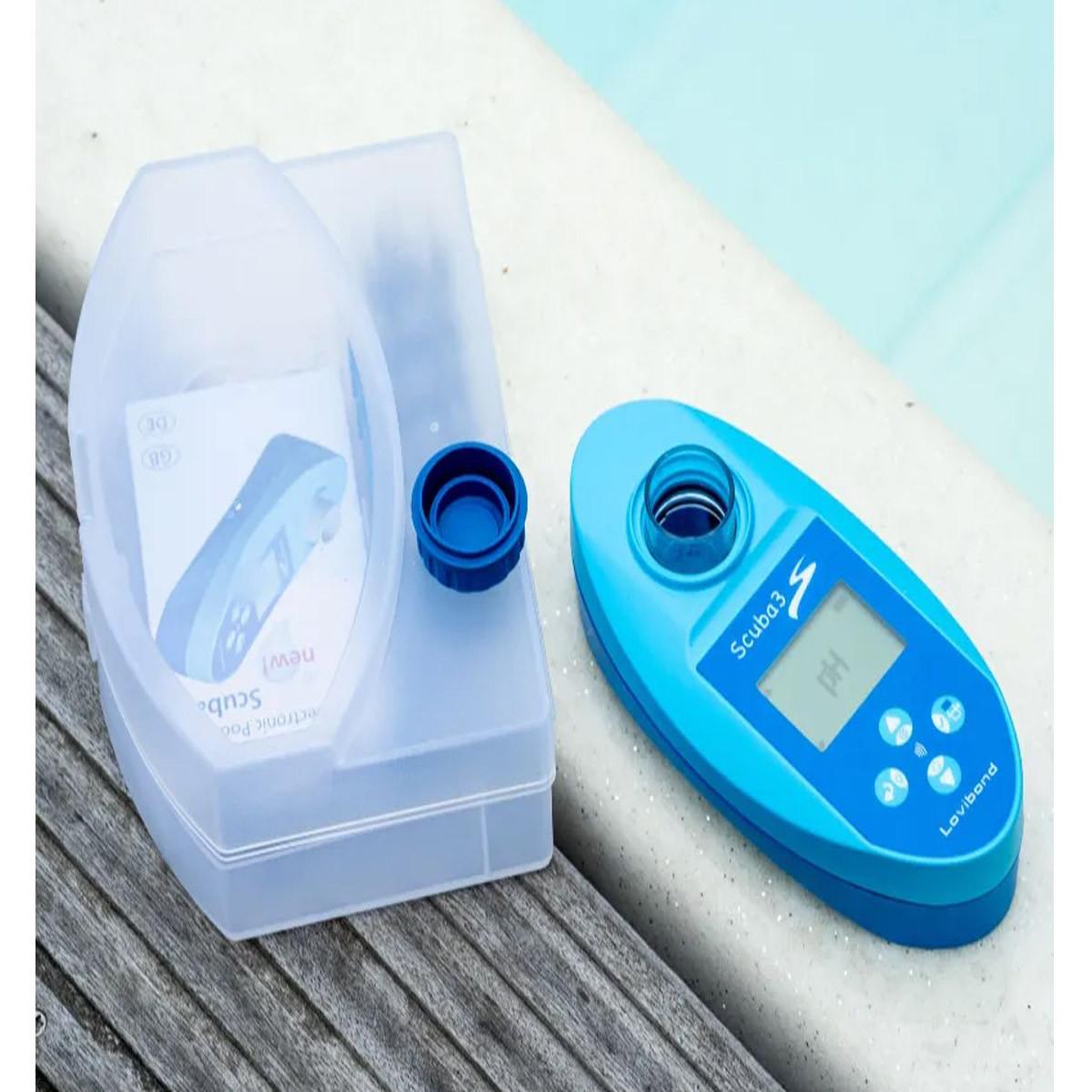 Voir la diapositive 2 : Lovibond Testeur électronique eau piscine scuba 3 s - lovibond