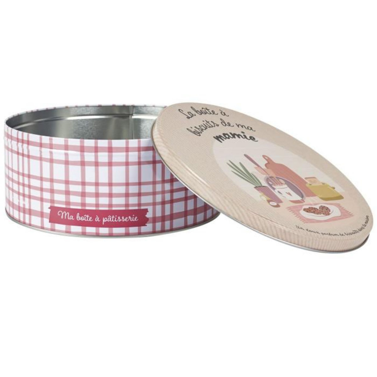 Paris Prix Lot de 3 Boîtes à Biscuits  Mamie Lily  22cm Multicolore