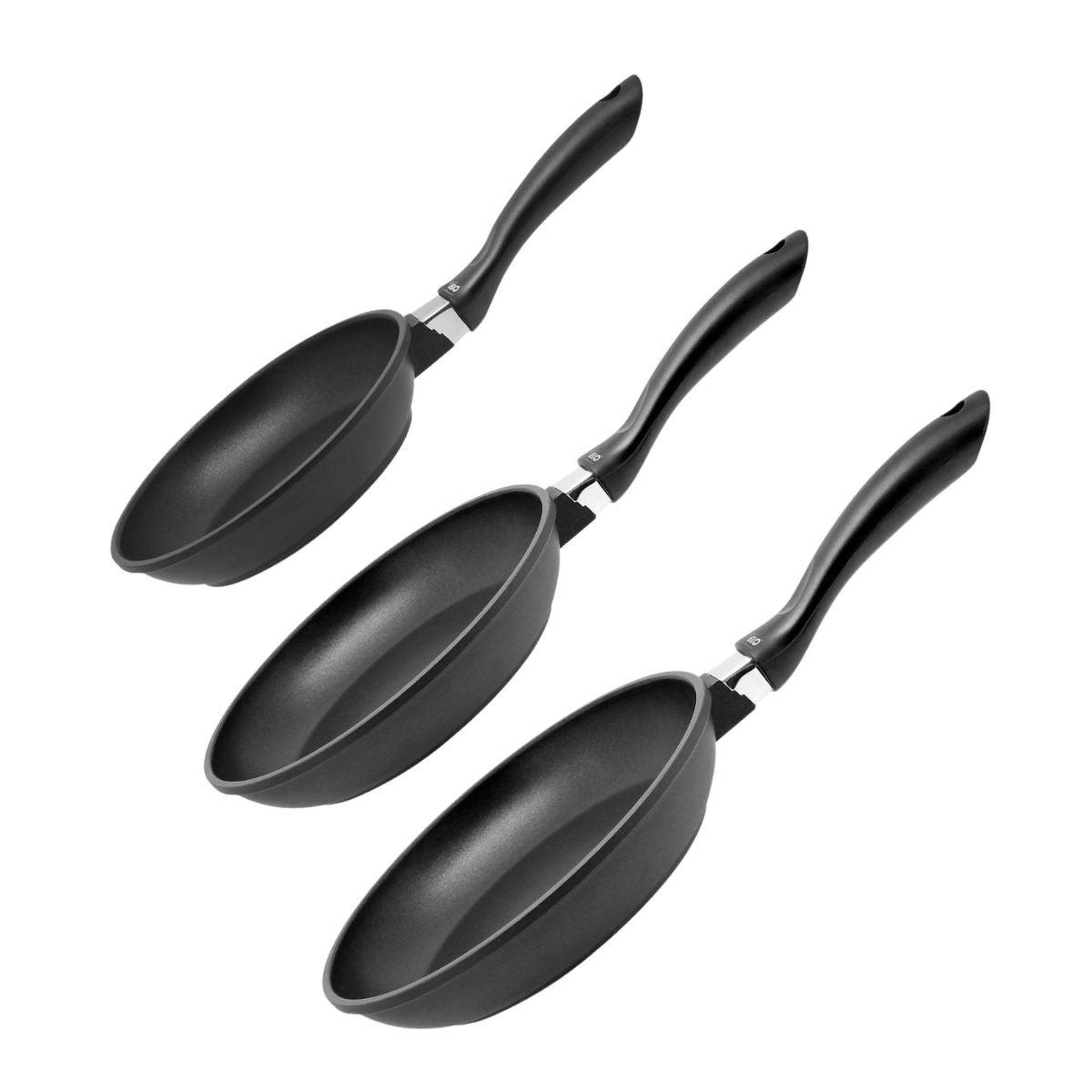 ELO Set de 3 poêles 20 cm 24 cm et 28 cm sans pfas elo alucast