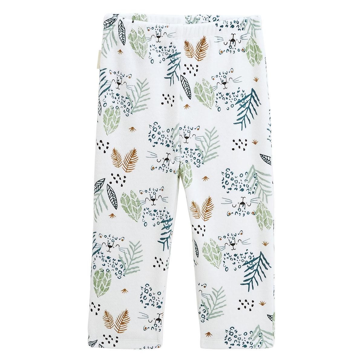 Petit Béguin Pyjama bébé 2 pièces en velours Borneo