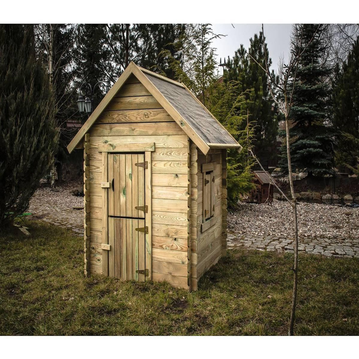 Habitat et Jardin Maisonnette en bois  Sophie  - 120 x 120 x 159 cm