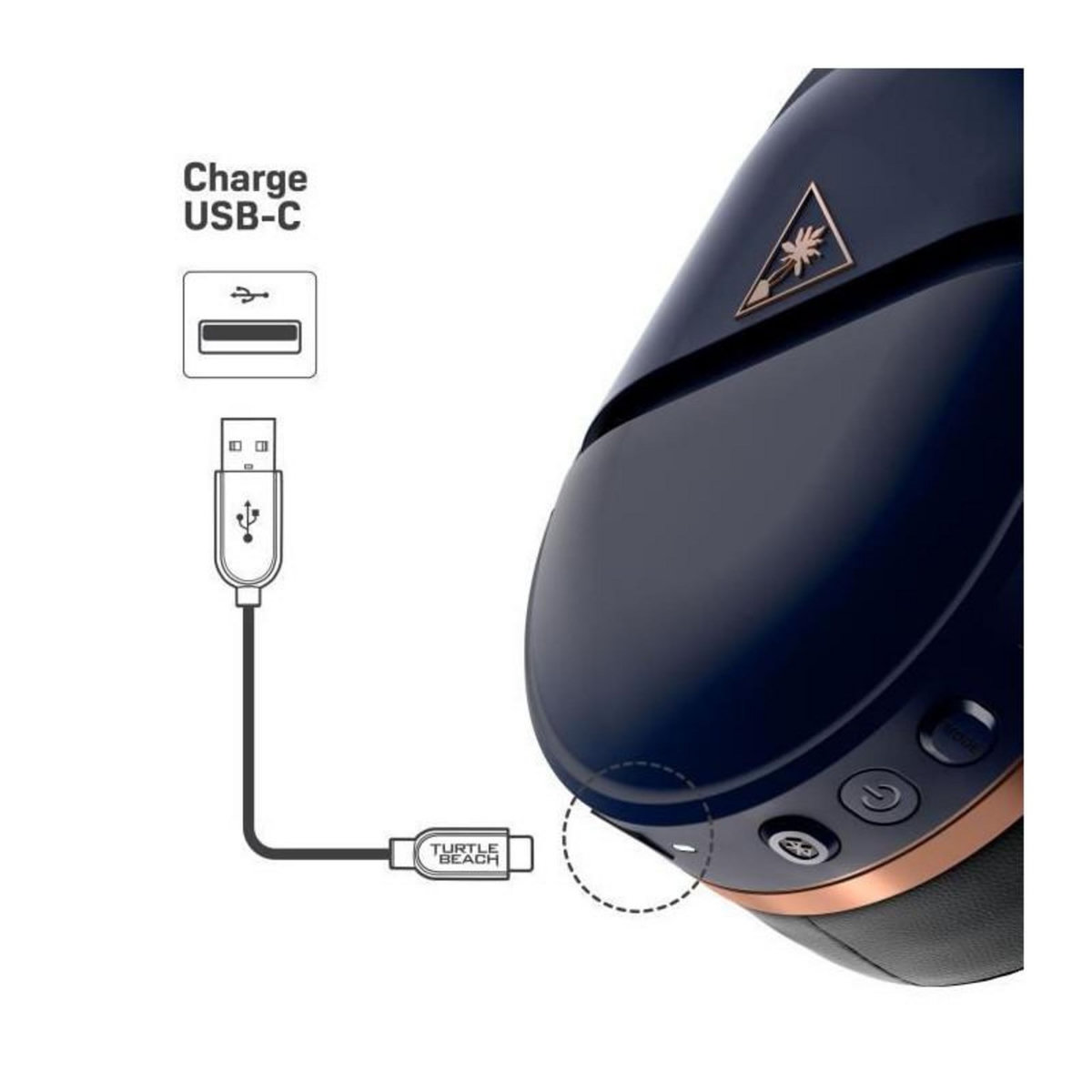 Turtle Beach Casque gaming TURTLE BEACH Stealth 700P Gen2 Max Cobalt Blue