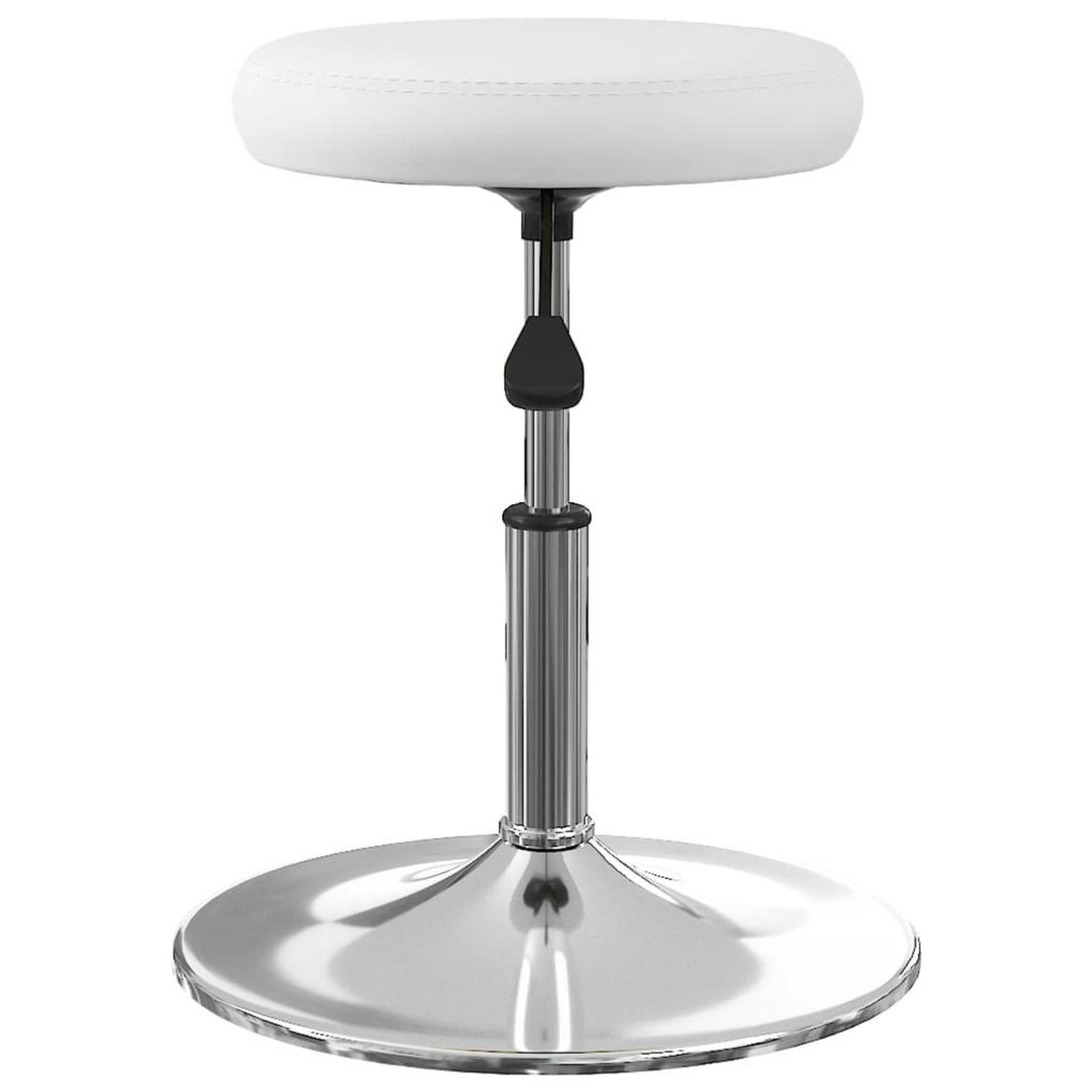 Voir la diapositive 3 : VIDAXL Chaises a manger lot de 4 blanc similicuir