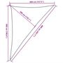 Voir la diapositive 6 : VIDAXL Voile d'ombrage 160 g/m^2 Taupe 4x5x6,8 m PEHD
