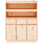 Voir la diapositive 3 : VIDAXL Buffet haut 89x40x116,5 cm Bois massif de pin