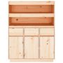 Voir la diapositive 3 : VIDAXL Buffet haut 89x40x116,5 cm Bois massif de pin