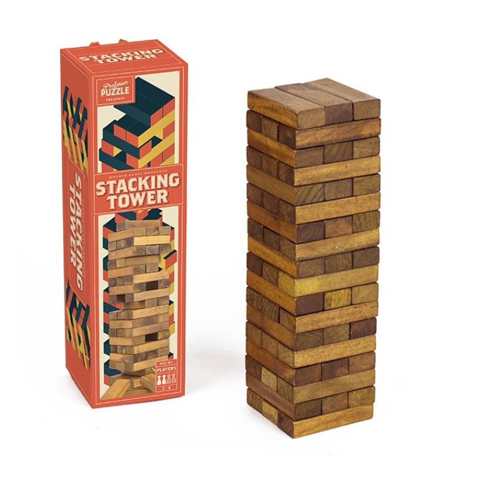 Professor Puzzle Stacking Tower - Tour infernal