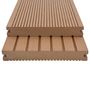 Voir la diapositive 2 : VIDAXL Panneaux de terrasse solides et accessoires WPC 10 m^2 4 m Teck