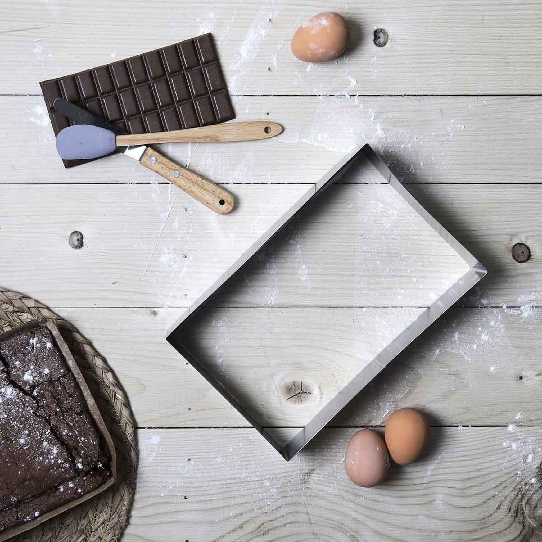 Voir la diapositive 6 : Lily Cook Coffret Pâtisserie  Brookie  26cm Argent & Naturel