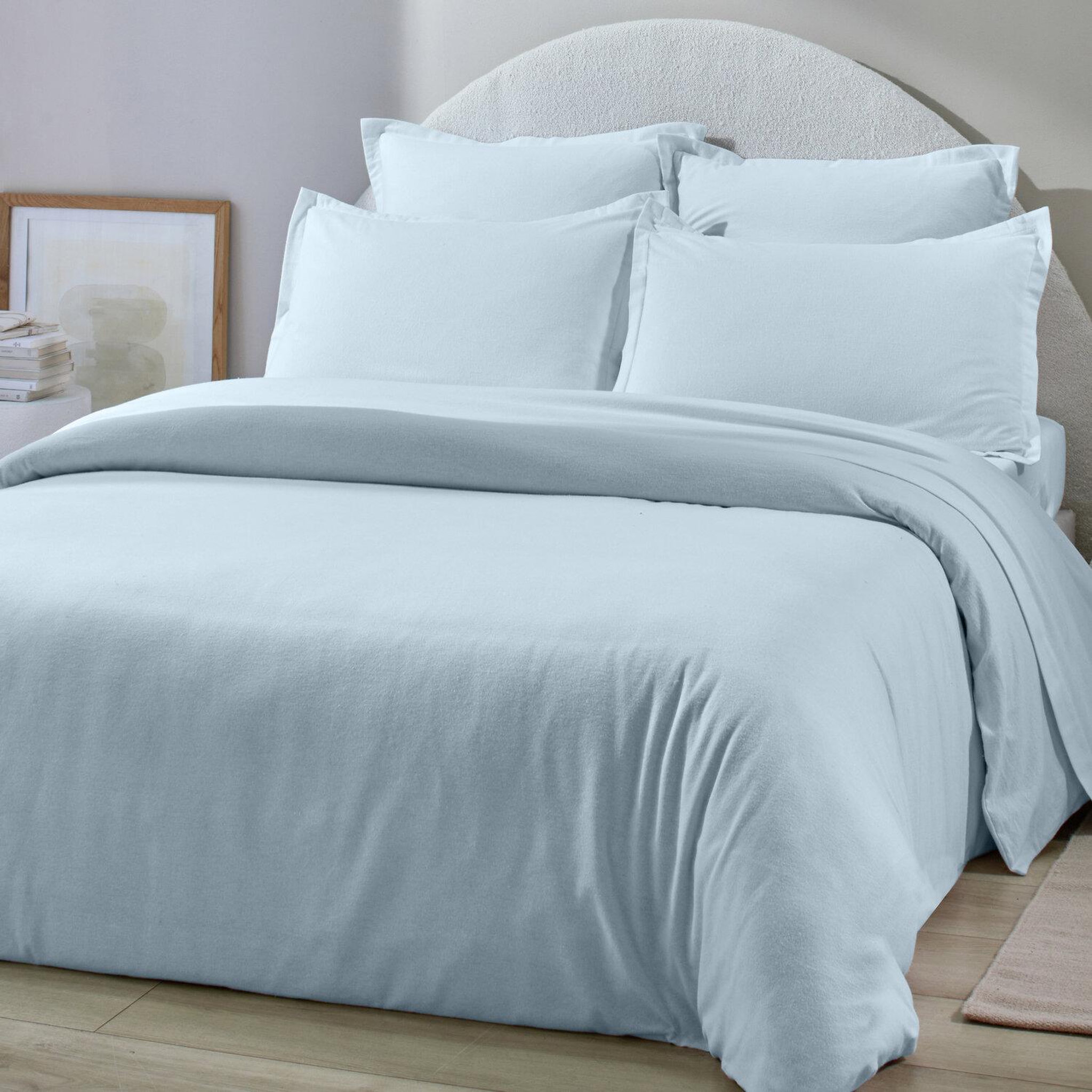 Voir la diapositive 2 : Home collection Housse de couette 100% flanelle de coton