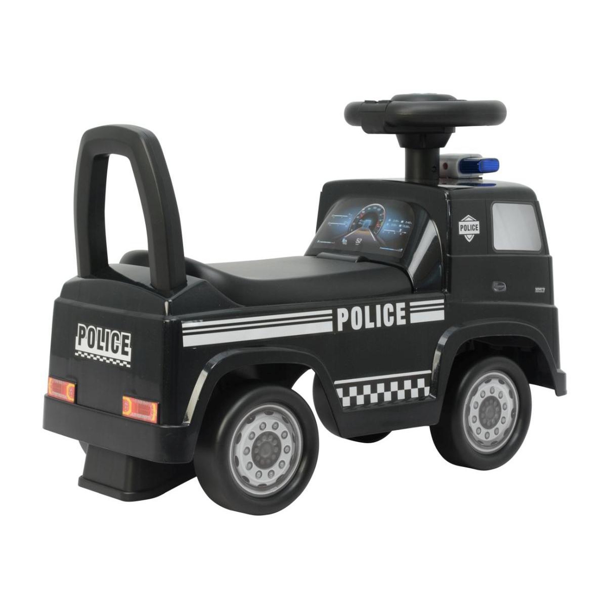 Voir la diapositive 2 : MILLY MALLY Porteur  Actros Police Noir