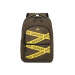 RIVACASE Sac ordinateur Rivacase Erebus kaki avec accents jaunes