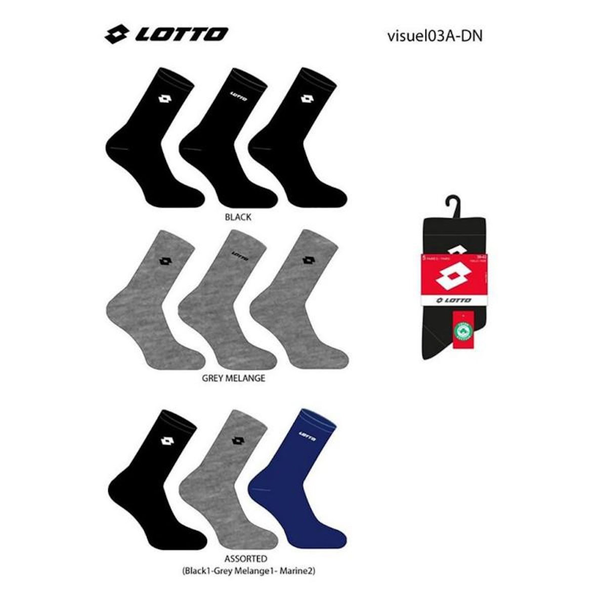 LOTTO Chaussettes Homme LOTTO
