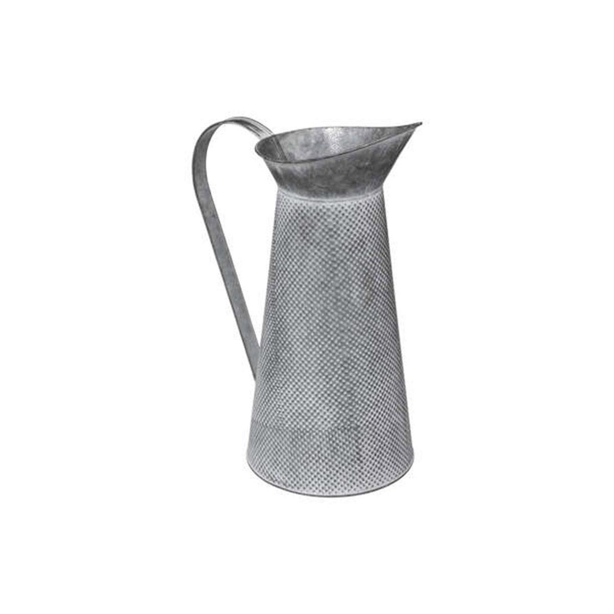 ATMOSPHERA Vase carafe déco  zinc  38cm gris