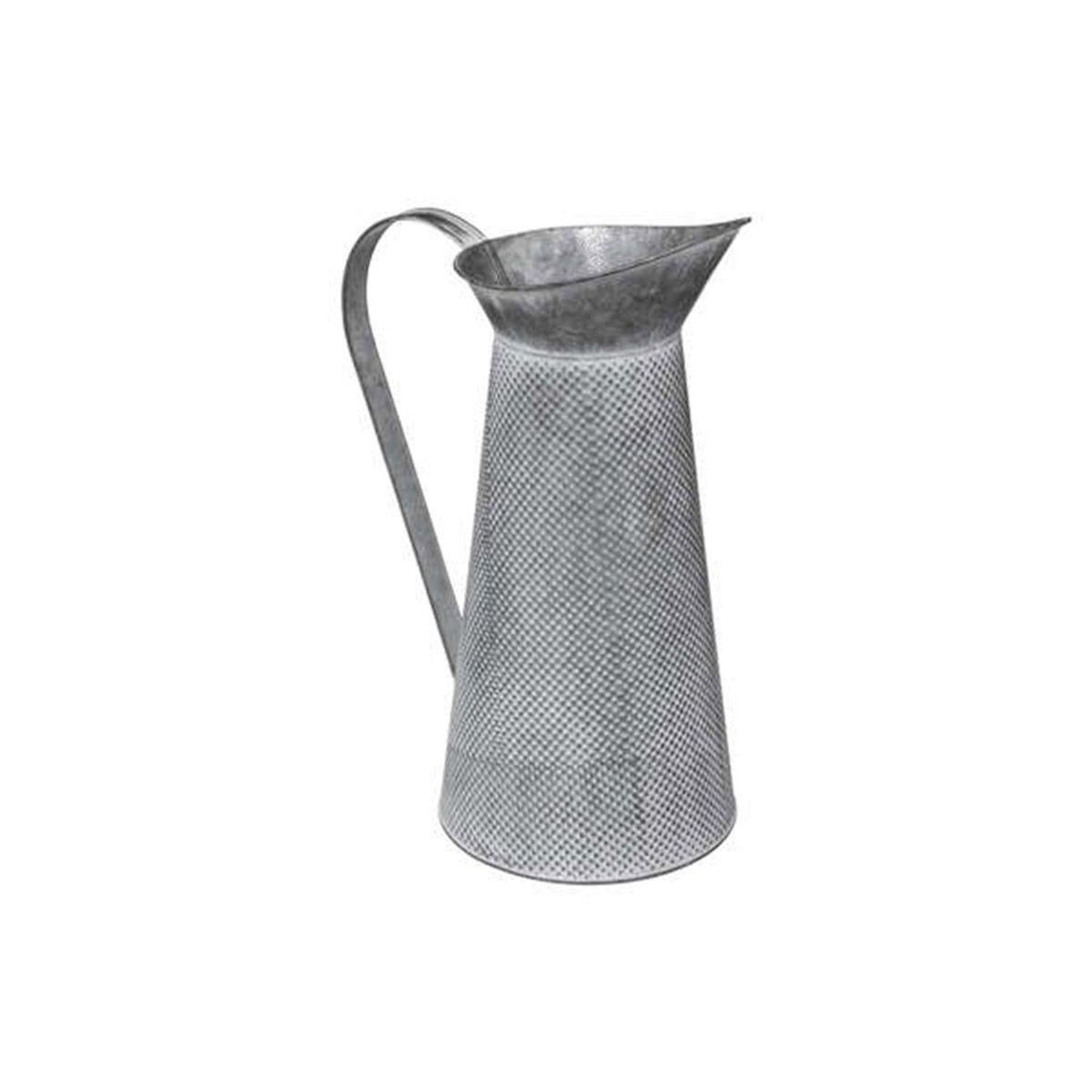 ATMOSPHERA Vase Carafe Déco  Zinc  38cm Gris