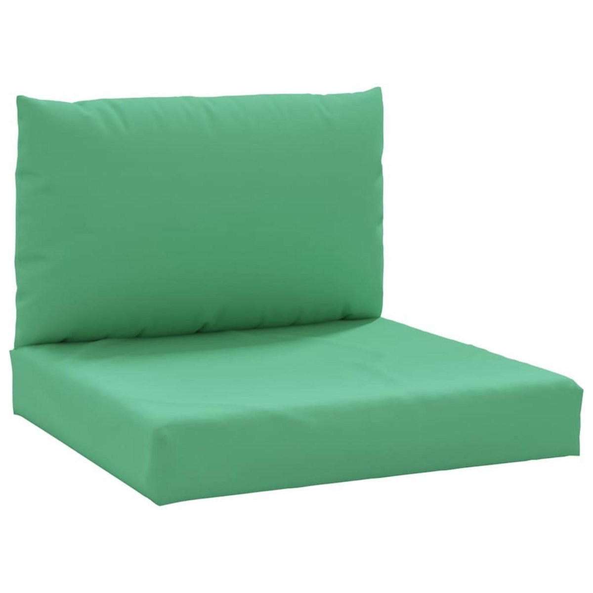 VIDAXL Coussins de palette lot de 2 vert tissu oxford