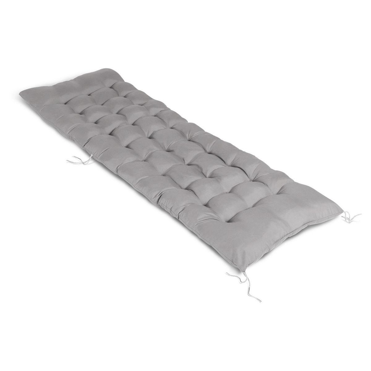 Inkazen Fauteuils de jardin Relax avec coussin gris anthracite  - Lot de 2