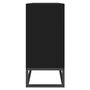 Voir la diapositive 5 : VIDAXL Buffet noir 105x30x65 cm bois d ingénierie