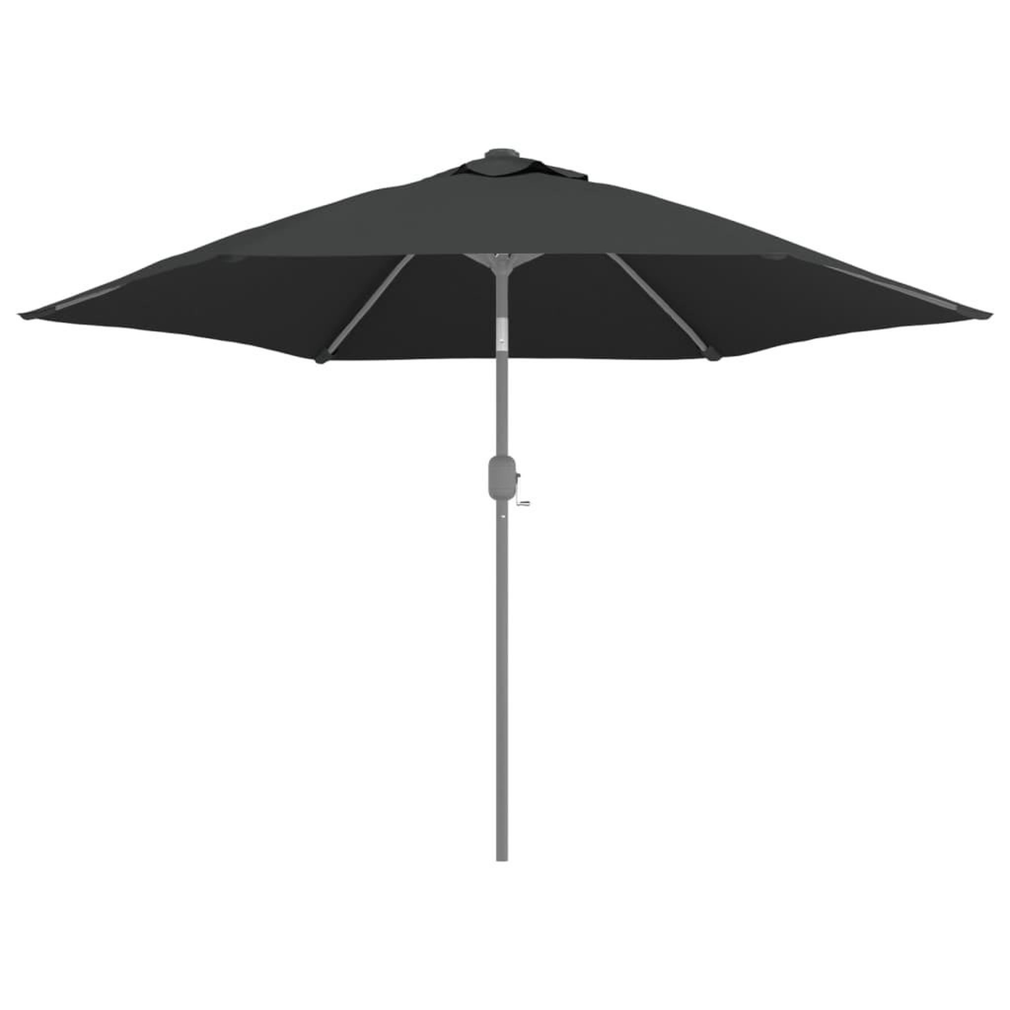 Voir la diapositive 4 : VIDAXL Tissu de remplacement pour parasol d'exterieur Anthracite 300cm