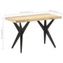 Voir la diapositive 6 : VIDAXL Table a manger 120x60x76 cm Bois de manguier massif